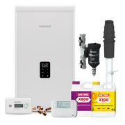 Navien NCB 300 30kw Combi Pack inc Vertical Flue, Filter, chemicals, controls, CO Alarm and fittings pack