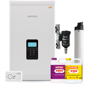 Navien NCB 500 37kw Combi Pack inc Flue, Filter, Chemicals, Controls, CO Alarm and Fittings pack