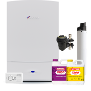 Worcester Bosch Standard Greenstar 15Ri Pack inc Flue, Filter, chemicals, CO Alarm and fittings pack