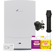 Worcester Bosch Standard Greenstar 30Ri Pack inc Vertical Flue, Filter, chemicals, CO Alarm and fittings pack