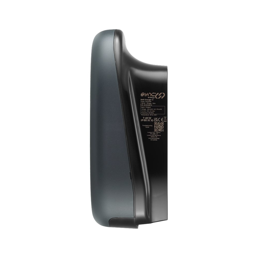 British General SyncEv Wall Charger 2 - 7.4kw Untethered & Installation Pack
