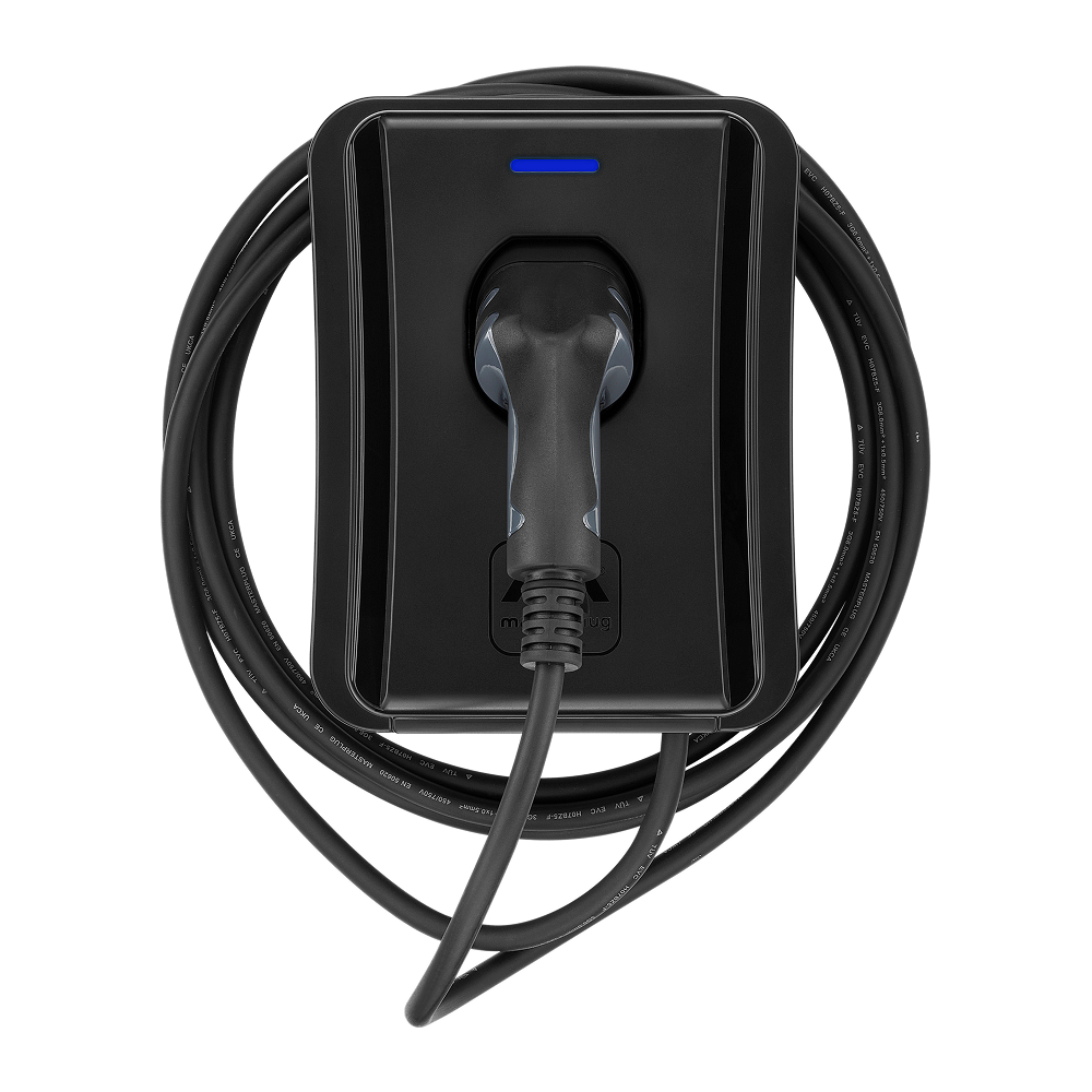Masterplug 5M Tethered Smart EV Home Charger, Type 2, 7.4kW
