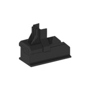 Esdec ClickFit EVO Mounting Rail End Cap Black