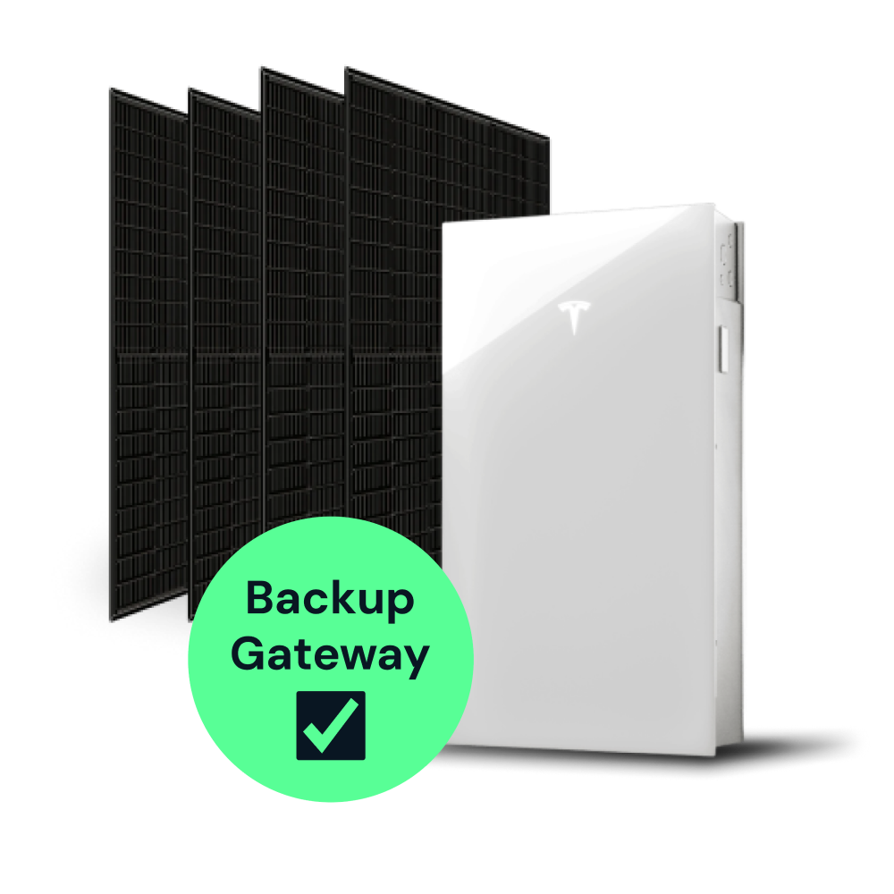 10 Panel Tesla Battery Pack Backup Gateway